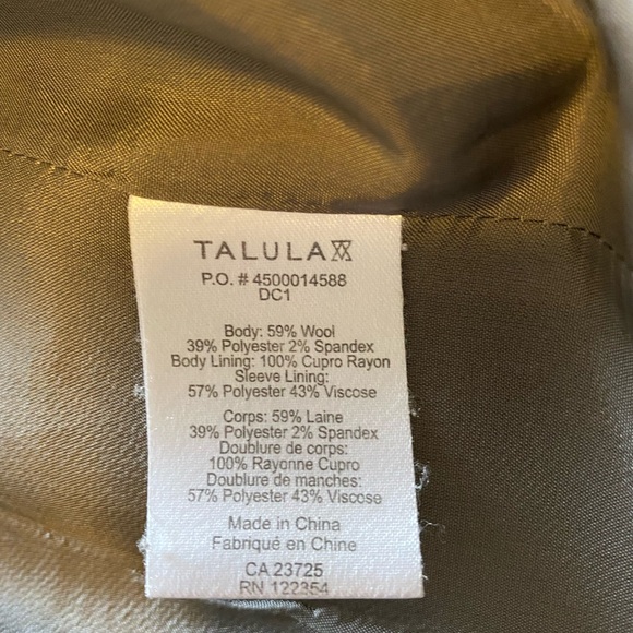 Talula Light Grey Fine Wool Blazer - Picture 5 of 6